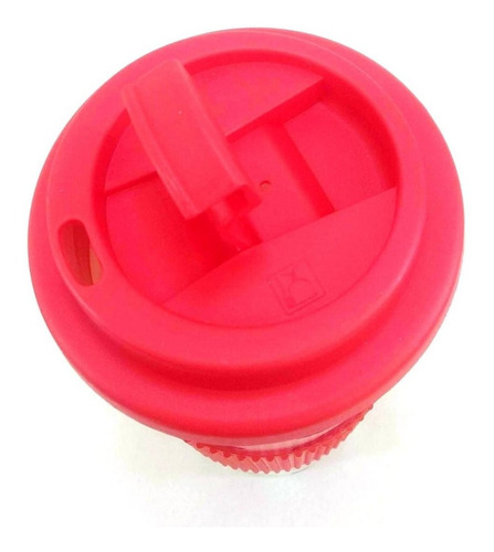 Imagen 5 de 9 de Vaso Termico Plastico Antideslizante Kiss Skora 450 Ml