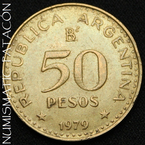 Argentina Moneda 50 Pesos Año 1979 - Excelente
