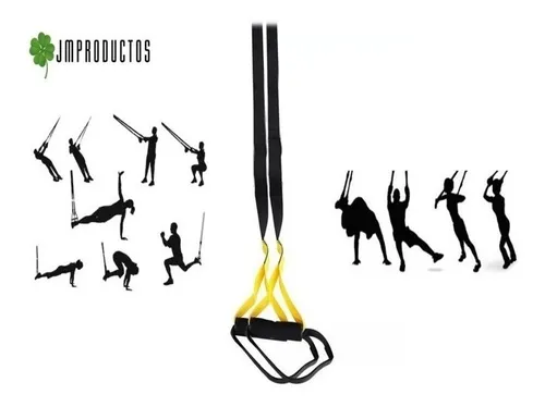 Kit De Entrenamiento Bandas O Cintas De Suspensión Fitness