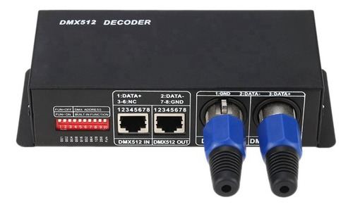Decodificador Dmx512 Led Dimmer Driver Controlador Rgbw -512