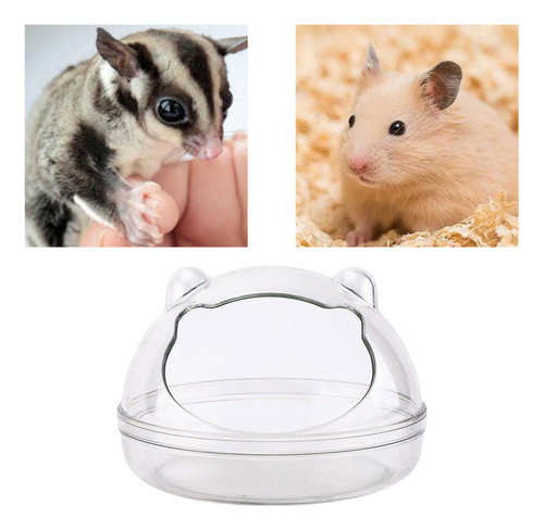 Contenedor De Baño De Arena Para Hámster Redondo M