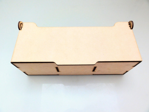 Imagen 1 de 6 de Caja De Te - 3 Divisiones - Mdf / Fibrofacil