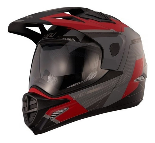 Capacete X11 Crossover Desert Off Road Big Trail Lançamento