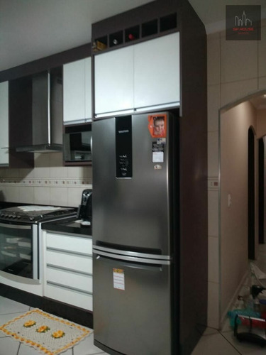 Imagem 2 de 30 de Casa À Venda Com 3 Dormitórios, Sendo 1 Suíte No Jardim Santo André Próximo Ao Terminal Vila Luzita - Tc1628