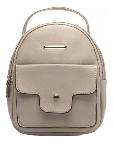 Imagem 2 de 3 de Mochila Bolsa Feminina Alça Traseiro & De Mão Modelo Pequeno