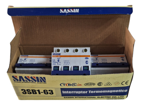 Llave Termica Tetrapolar 4 X 16 Amp Tbcin / Sassin