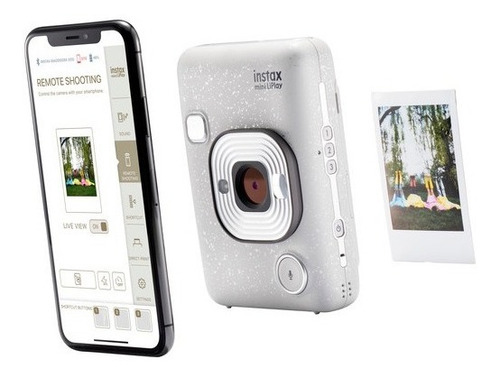 Imagen 9 de 10 de Cámara Fujifilm Instax Mini Liplay Híbrida Stone White