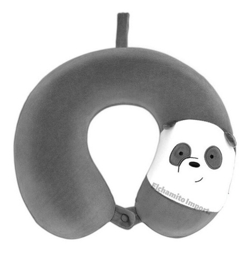 Cojin Almohada Viaje Cervical Memory Foam Escandalosos Panda