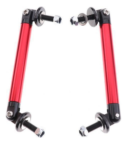 4 X 2 Unids 3 '' Marco Delantero Ajustable Bumper Lip Rojo