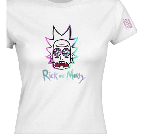 Camiseta Rick Sánchez Rick And Y Morty Colores Mujer Idk