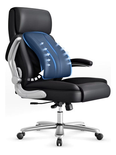 Ergonomic Office Chair, 300lbs Big And Tall Executive Leath.