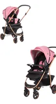 Comprar Coche Cuna Mango Reversible Smart Plus Babyhappy 2411 Color Rosa Chasis Rosa