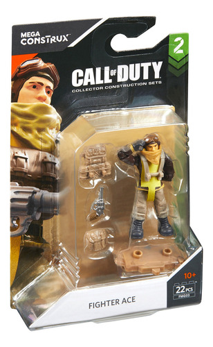 Juego De Construcción Piloto Mega Construx Call Of Duty Ww2