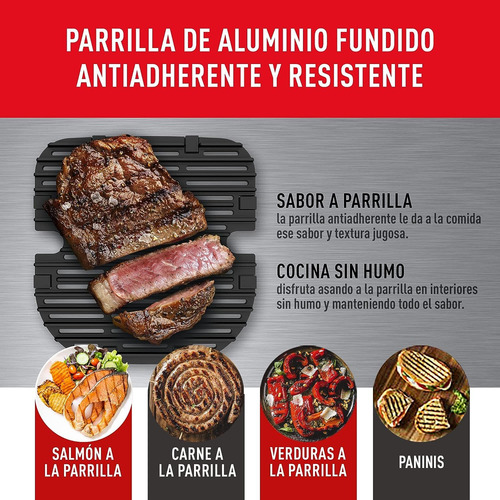 Freidora De Aire Digital Easy Fry Y Grill 2 En 1 Con 8 Menús