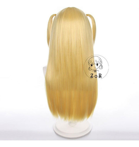 . Peluca De Cosplay Amane Misa De Death Note, Rubia Peluca