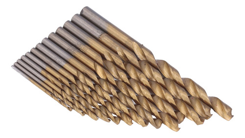 Brocas Helicoidales, 13 Piezas, Hss, De Cambio Rápido Para M