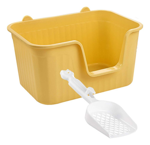 Cuenco Para Arena Para Gatos, Orinal Para Xl Amarillo