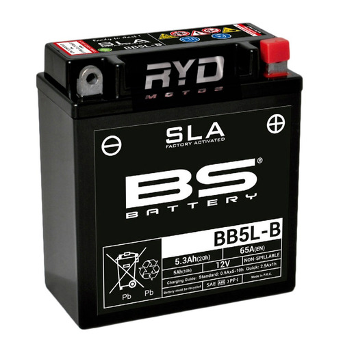 Bateria Bb5lb = Yb5lb Suzuki Dr 650 S 90 91 Bs Battery Ryd