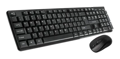 Teclado y mouse inalambrico noga sale