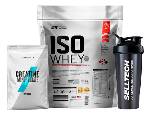 Iso Whey 90 5kg Vainilla+creatina Myprotein 250gr+shaker