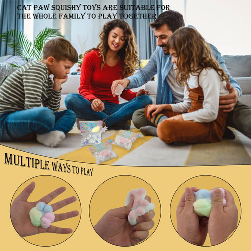 Squishies Antiestrés: Cat Paw Juguetes Squishy,juguete Antiestres Gato Garra Squishy Original Blando Taba