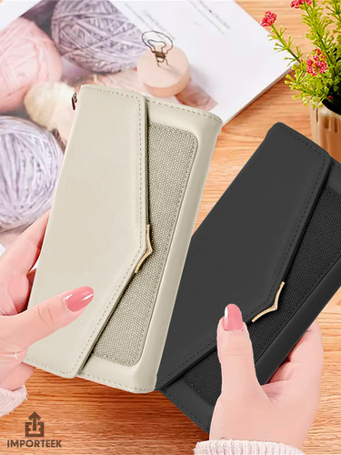 Cartera Larga Dama Billetera Correa Mujer Monedero Moda