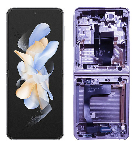 Pantalla Amoled Con Marco For Samsung Z Flip4 Sm-f721b