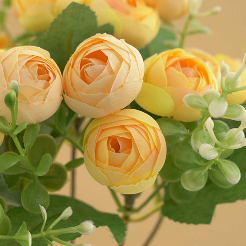 Hermosas Flores Artificiales De Seda Artificial Para Bodas,