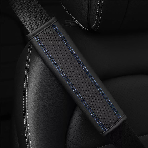 · 2 Fundas De Piel Transpirable For Cinturón De Seguridad