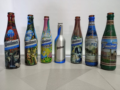 Botellas Coleccionables Quilmes X 7 Uni (vacías) (Usado)