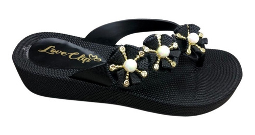 Imagen 3 de 6 de Sandalias Para Playa De Mujer Love Clip