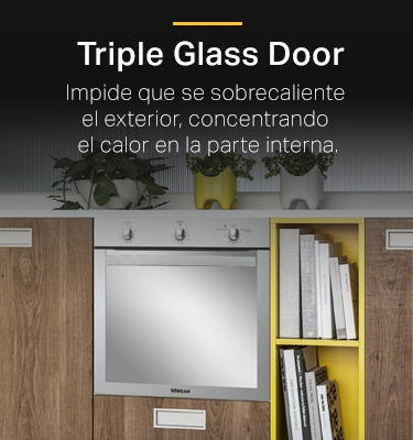 Horno A Gas Whirlpool 24 Acero Inoxidable Woa120s Gris Acero
