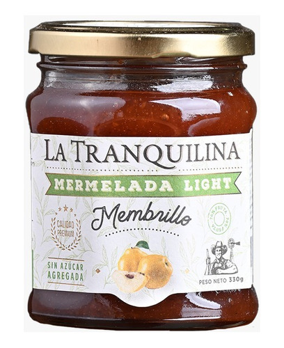 Mermelada Ligth La Tranquilina Membrillo 330g