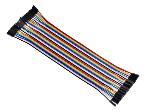 2 X Kit Jumper Femea Femea 20cm X 40 Unidades Para Arduino