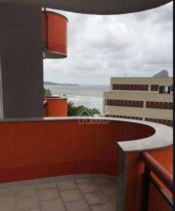 Imagem 2 de 18 de Flat Com 1 Dormitório À Venda, 45 M² Por R$ 430.000,00 - Boa Viagem - Niterói/rj - Fl0011