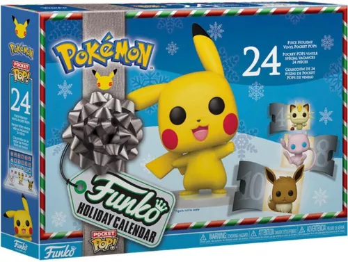 Compre Pokemon natal advento calendário caixa figura de ação