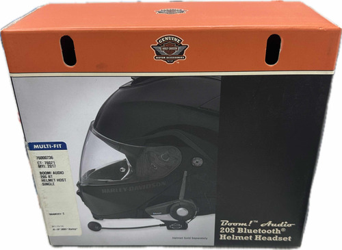 Intercomunicador Boom! Audio Bluetooth 20s Harley Davidson