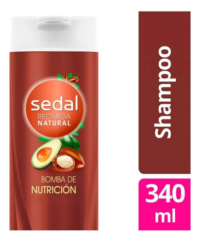 Sedal Shampoo Bomba Nutrición 340 Ml