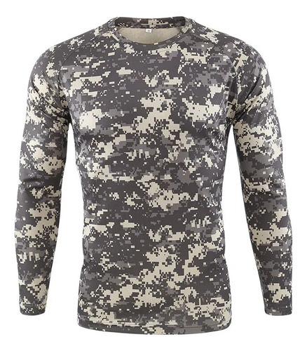 Camisas Para Hombre, Camuflaje, Larga, Nueva, Manga Táctica