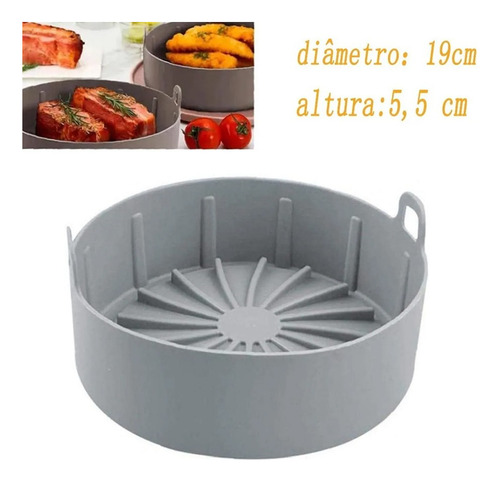 Fritadeira De Ar Silicone Pote De Substituição Da Cesta