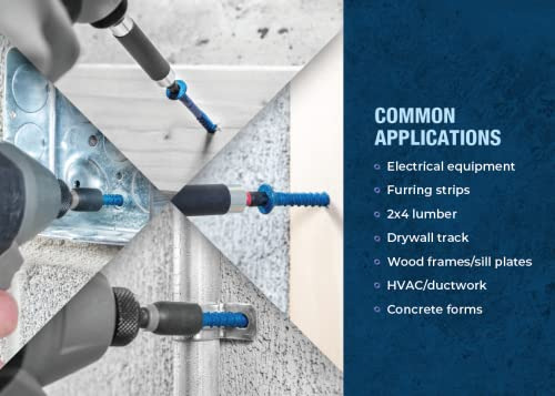 Tornillos De Anclaje Tapcon Con Cabeza Torx En Forma De Estr