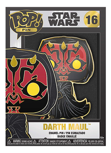 Pin De Vestuário Funko Pop! Alfinetes Star Wars Darth Maul