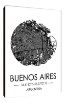 Comprar Cuadros Mapa Buenos Aires Varios Modelos 40x60
