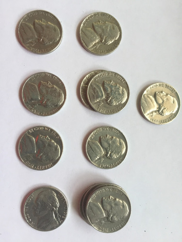 Moneda Antigua 5 Centavos De Dolar 1953 Antiguas Y Nuevas