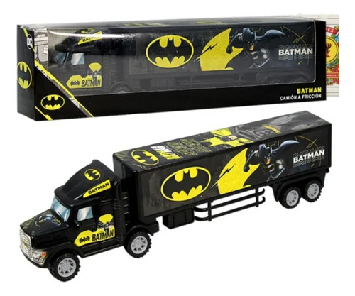 Camion De Larga Distancia A Friccion Licencia Batman En Caja