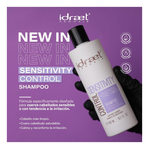Shampoo Idraet Sensitivity Control Cuero Cabelludo Sensible