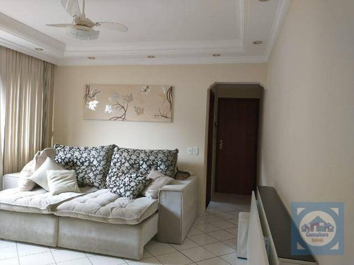 Apartamento Com 2 Dormitórios À Venda, 75 M² Por R$ 350.000,00 - Marapé - Santos/sp - Ap5616