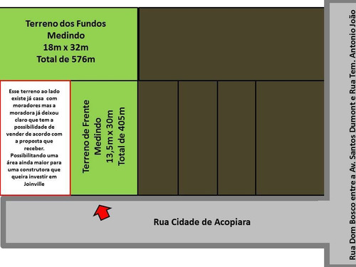 Imagem 14 de 14 de 2 Terrenos Em 1, Com Casa No Bairro Bom Retiro Em Joinville