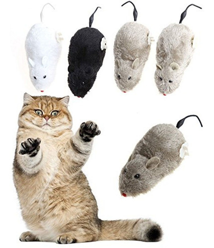 Ratón Loco Corredor Juguete Gato Mascotas Bromas Mnr