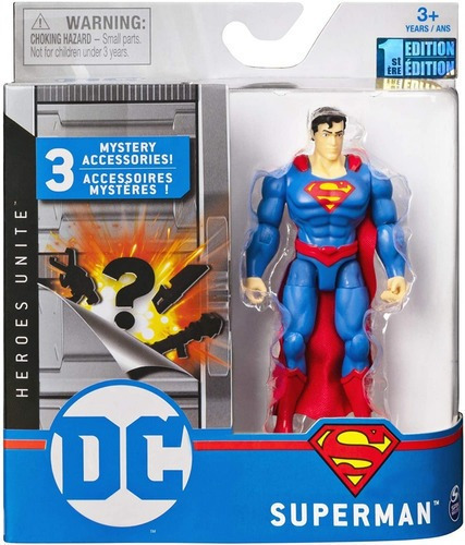 Figura Accion Dc 10cm Articulado Superman Liga Justicia Niño